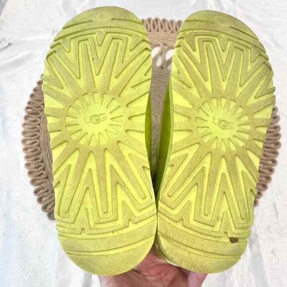 UGG Classic Clear Mini Key Lime Boots Waterproof Size 8 - Picture 8 of 10